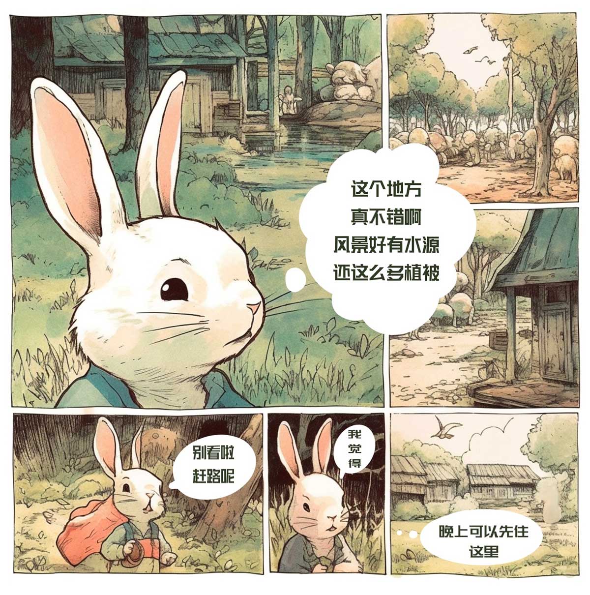 兔兔在赶路